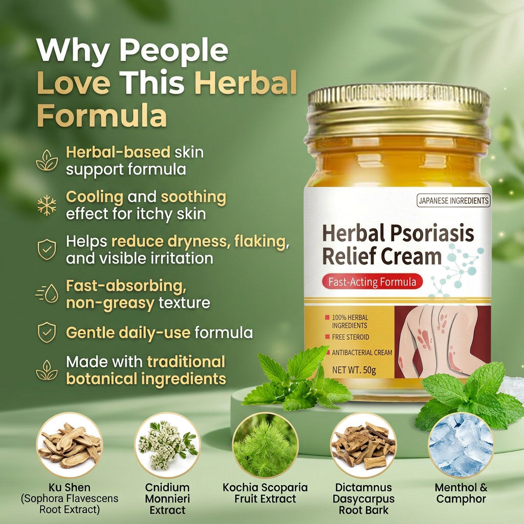 Herbal Psoriasis & Eczema Relief Skin Cream