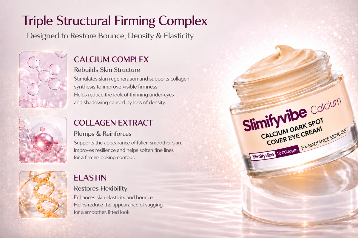 🔥LAST DAY 50% OFF!!Slimifyvibe Korean Calcium Dark Spot Eye Cream