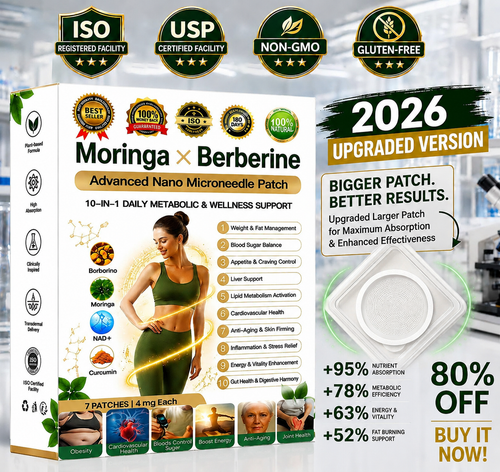 Frosume® Moringa · Berberine × NAD+ 10-in-1 Advanced Nano Microneedle Patch 𝑬𝒗𝒐𝒍𝒖𝒕𝒊𝒐𝒏 𝑽𝟐